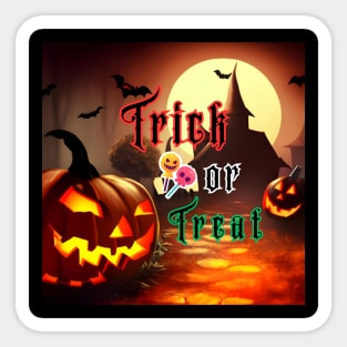 Trick or Treat? Sticker